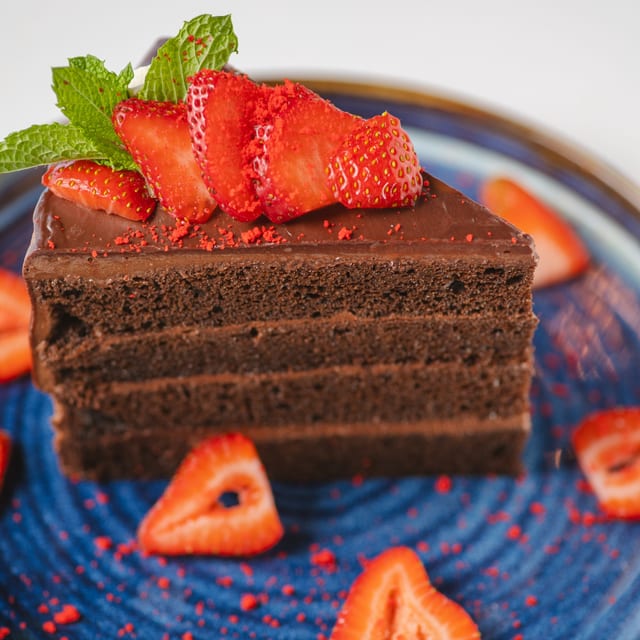 Belgian Chocolate Cake.
